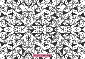 Abstract Triangles Vector Pattern