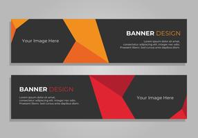 Banner Design, Corporate Web Header vector