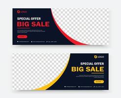 business marketing banner design template vector