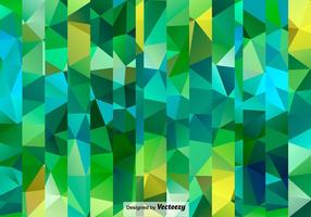 Seamless Polygonal Green Pattern vector