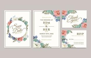 Wedding Invitation Template vector